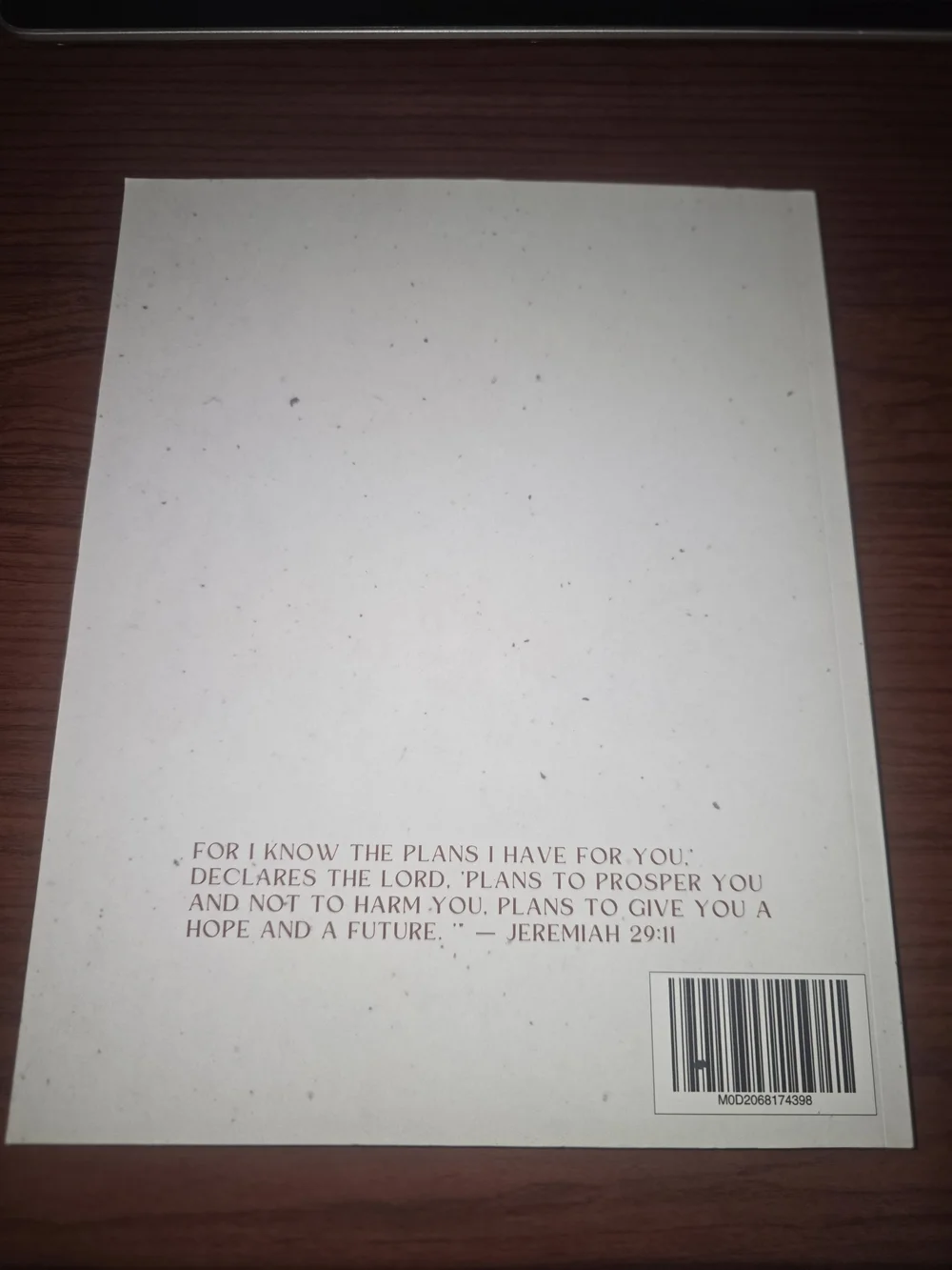 Prayer & Purpose Journal - Brown & Cream Hardcover Notebook